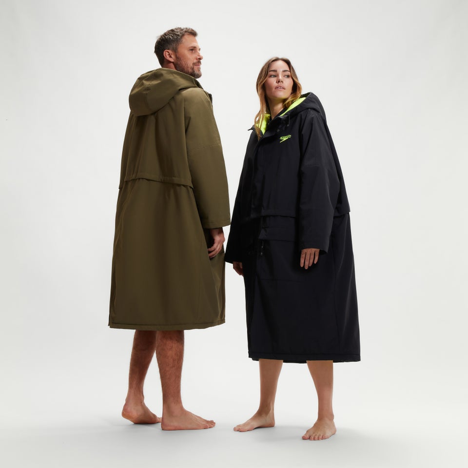 Unisex Change Robe Black/Yellow