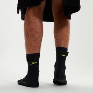 Schwimmsocken für Erwachsene Schwarz/Gelb