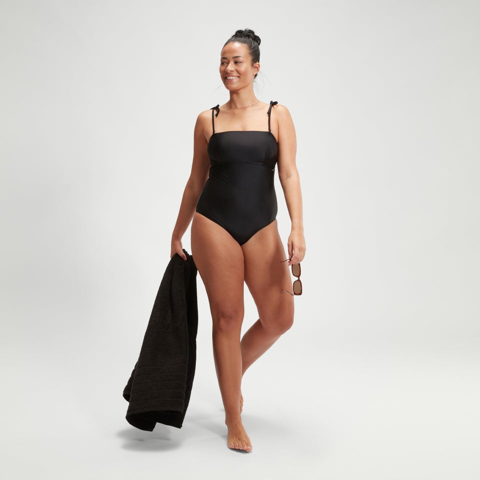 Women's Shaping Bandeau One Piece Black