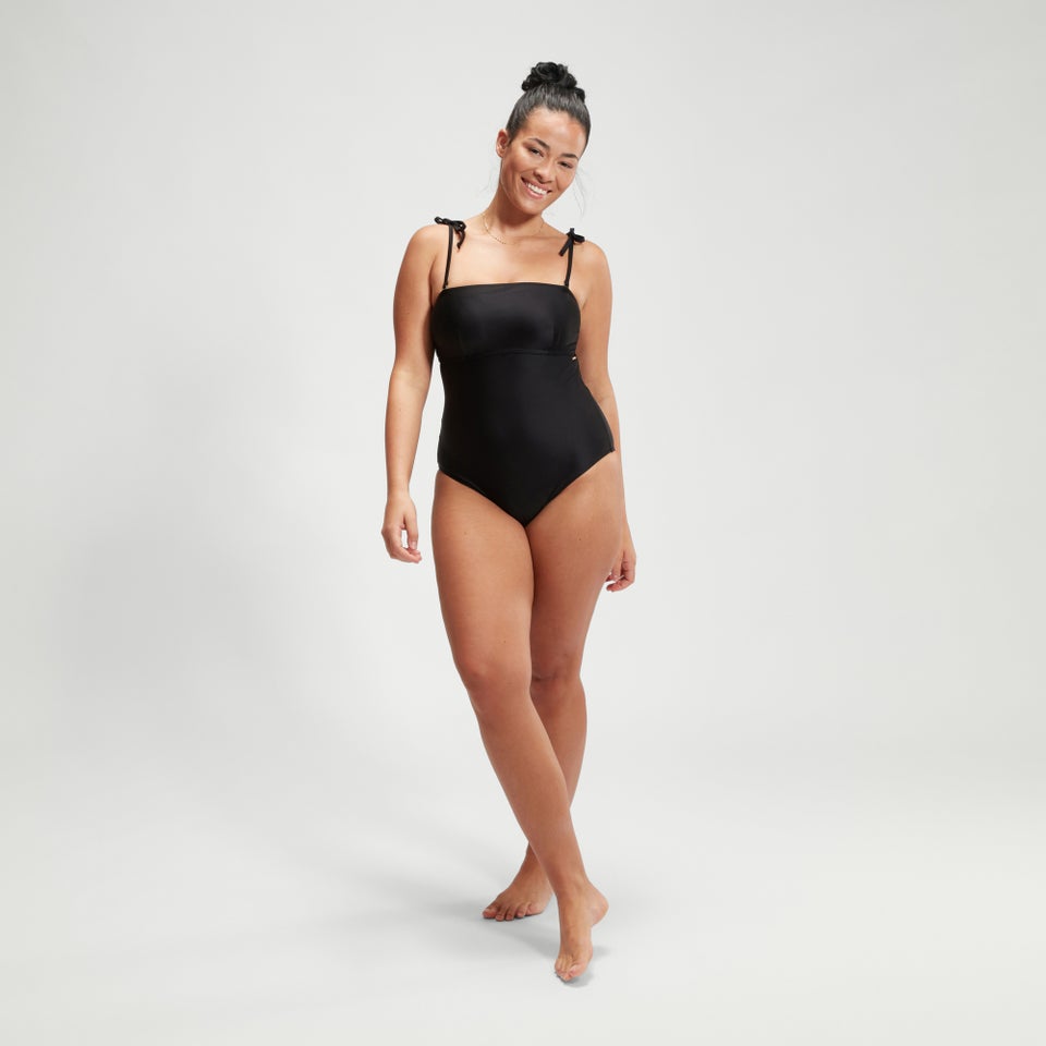 Women's Shaping Bandeau One Piece Black
