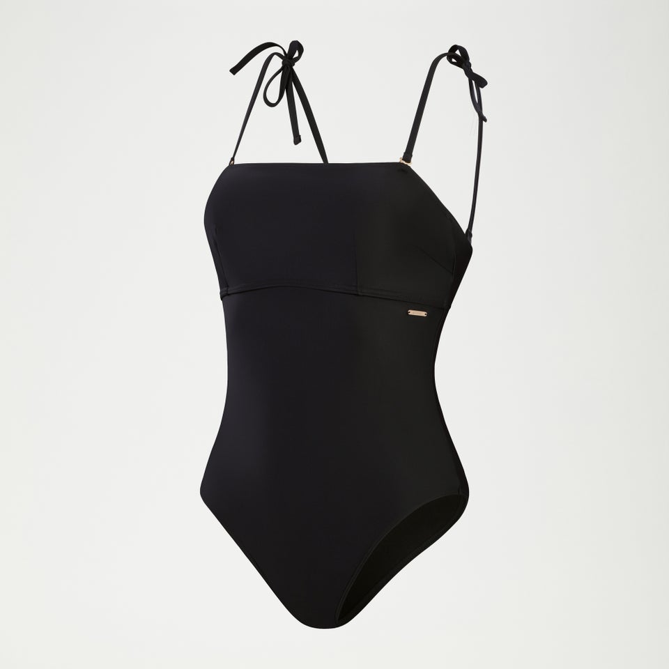 Women's Shaping Bandeau One Piece Black