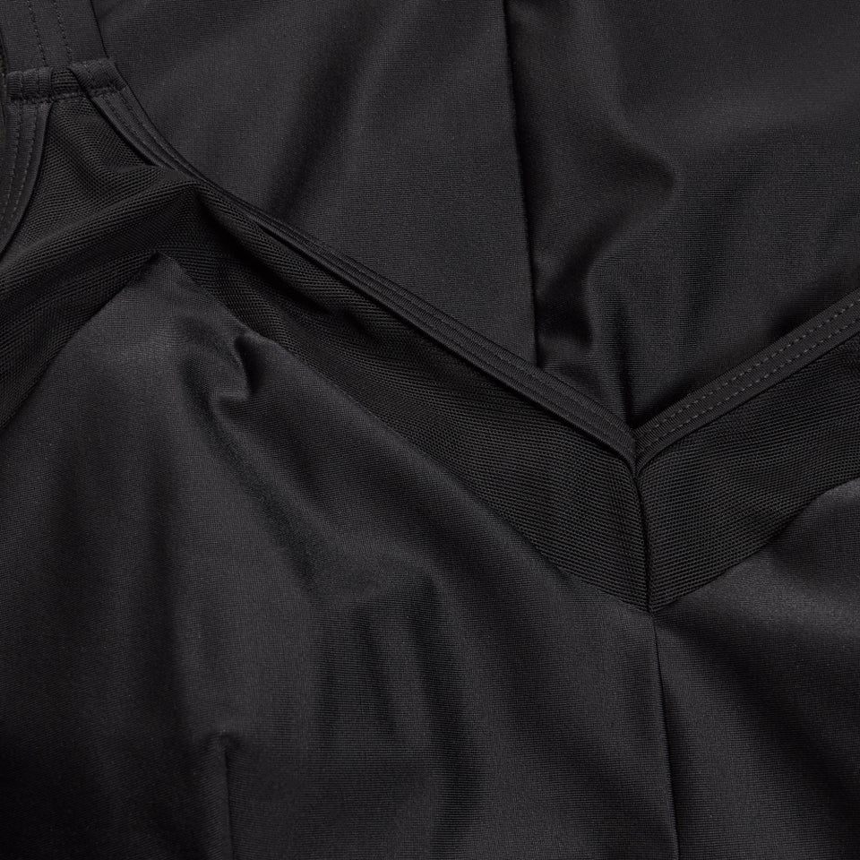 Women's Shaping Mesh Detail Swimsuit Black