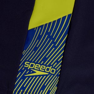 Boxer de bain Garçon Dive bleu marine/jaune