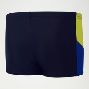 Boxer de bain Garçon Dive bleu marine/jaune