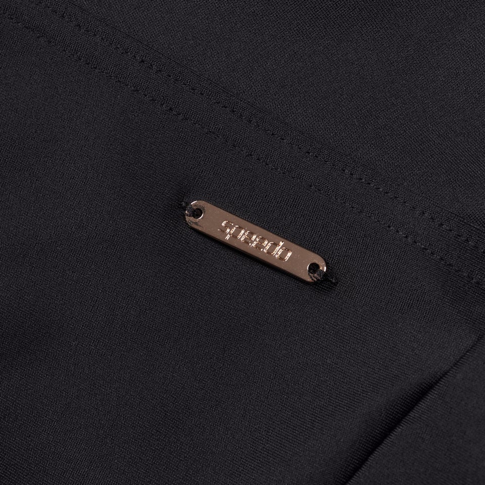 Maillot de bain Femme effet galbant à bretelles noir