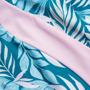 Bedruckter, asymmetrischer Badeanzug für Damen