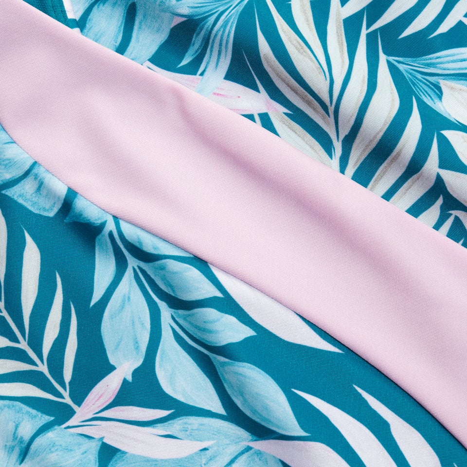 Bedruckter, asymmetrischer Badeanzug für Damen