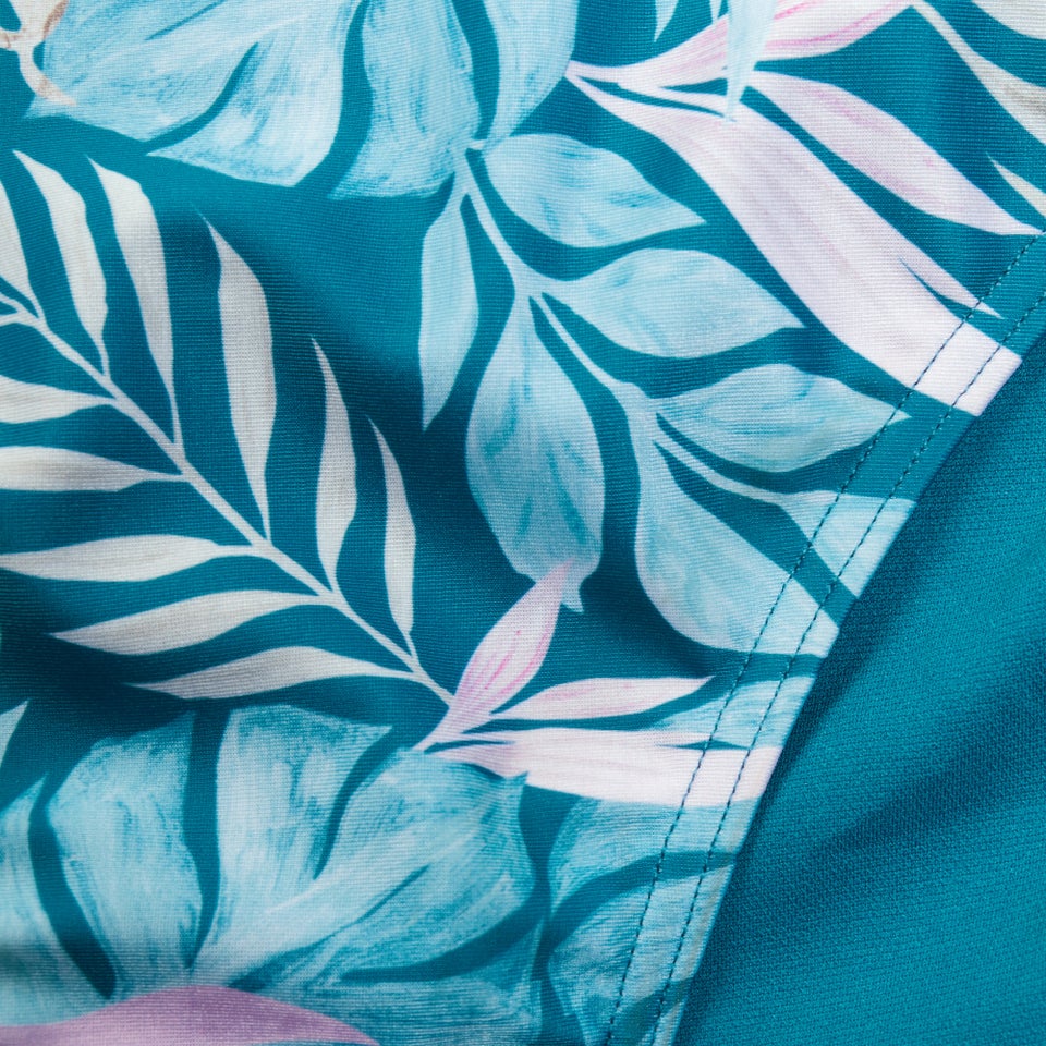 Bedruckter, asymmetrischer Badeanzug für Damen