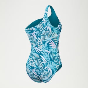 Bedruckter, asymmetrischer Badeanzug für Damen