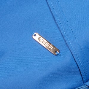 Women's Shaping Mesh Detail One Piece Blue