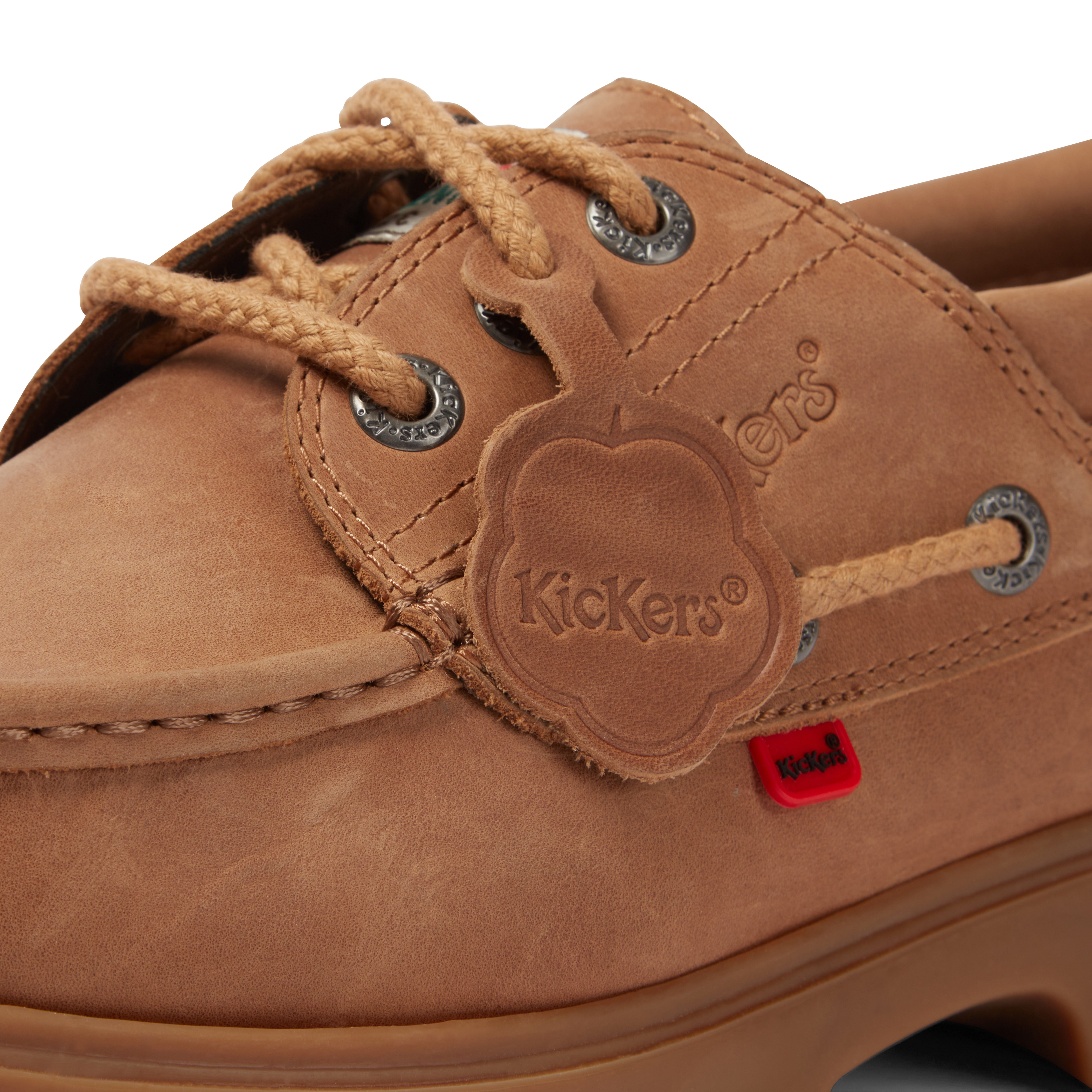 Adult Unisex Lennon Boatshoe Leather Light Tan