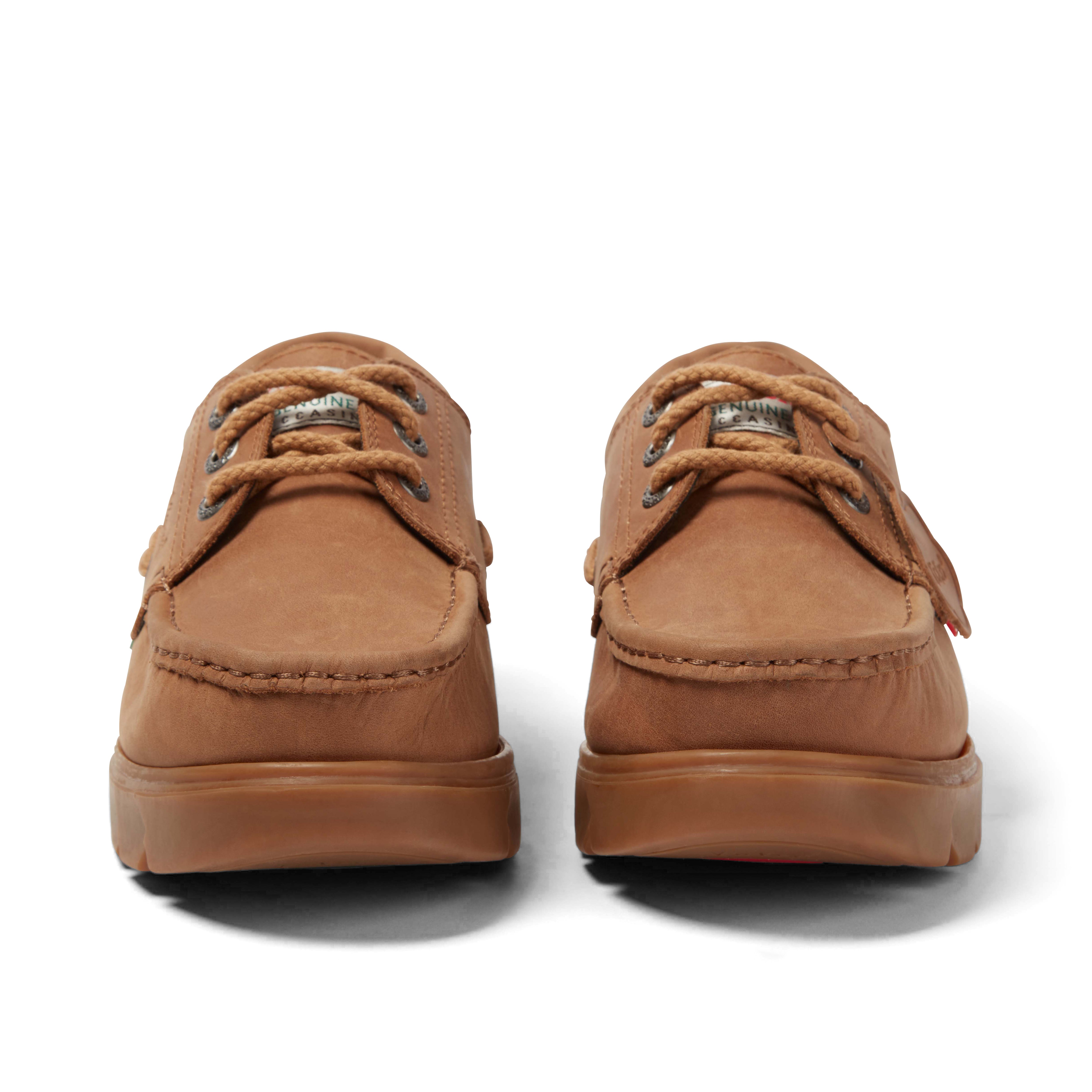Adult Unisex Lennon Boatshoe Leather Light Tan