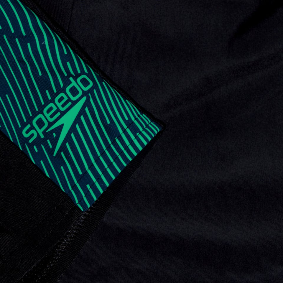 Boxer de bain Garçon Dive noir/vert