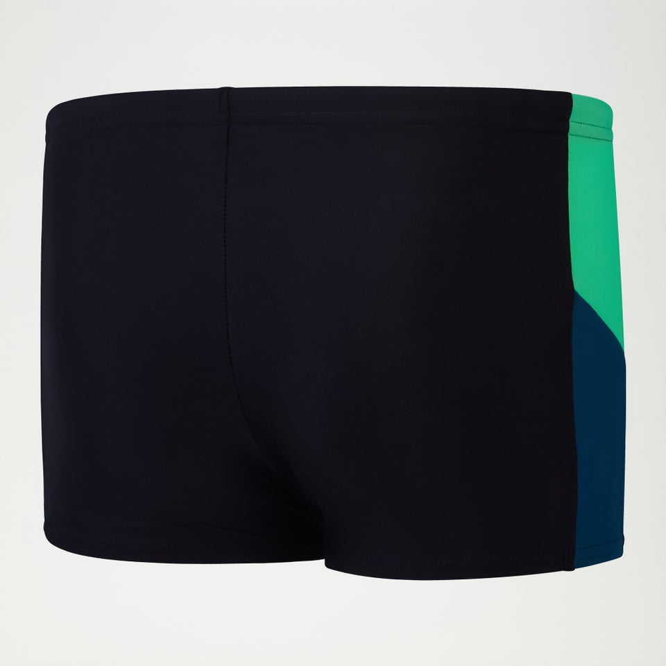 Boxer de bain Garçon Dive noir/vert