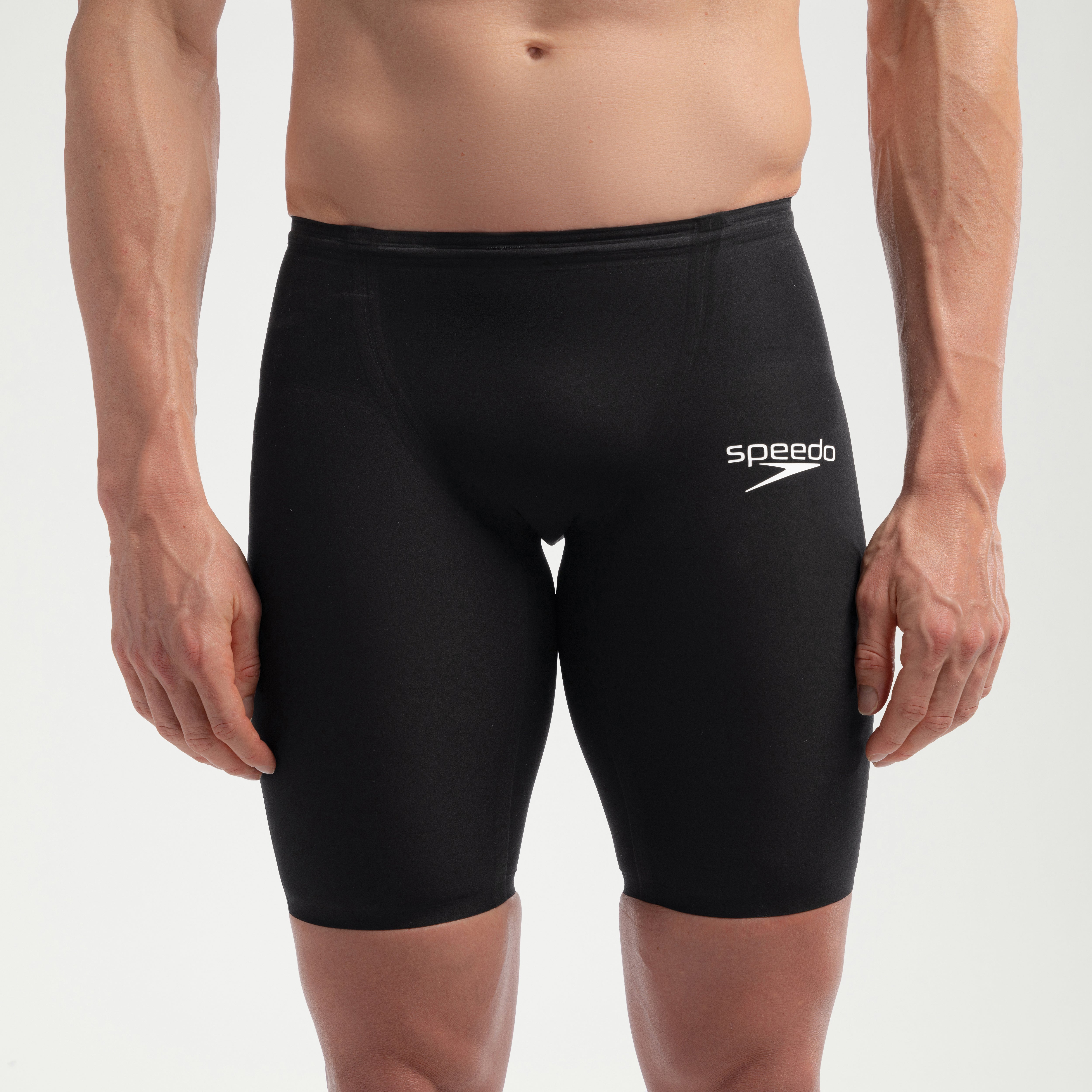 Men's Fastskin LZR Pure Valor 2.0 Jammer Black | Speedo UK