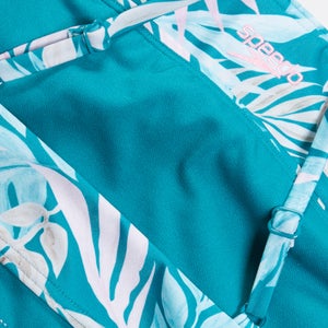 Bedruckter, verstellbarer Bikini mit dünnen Trägern für Damen