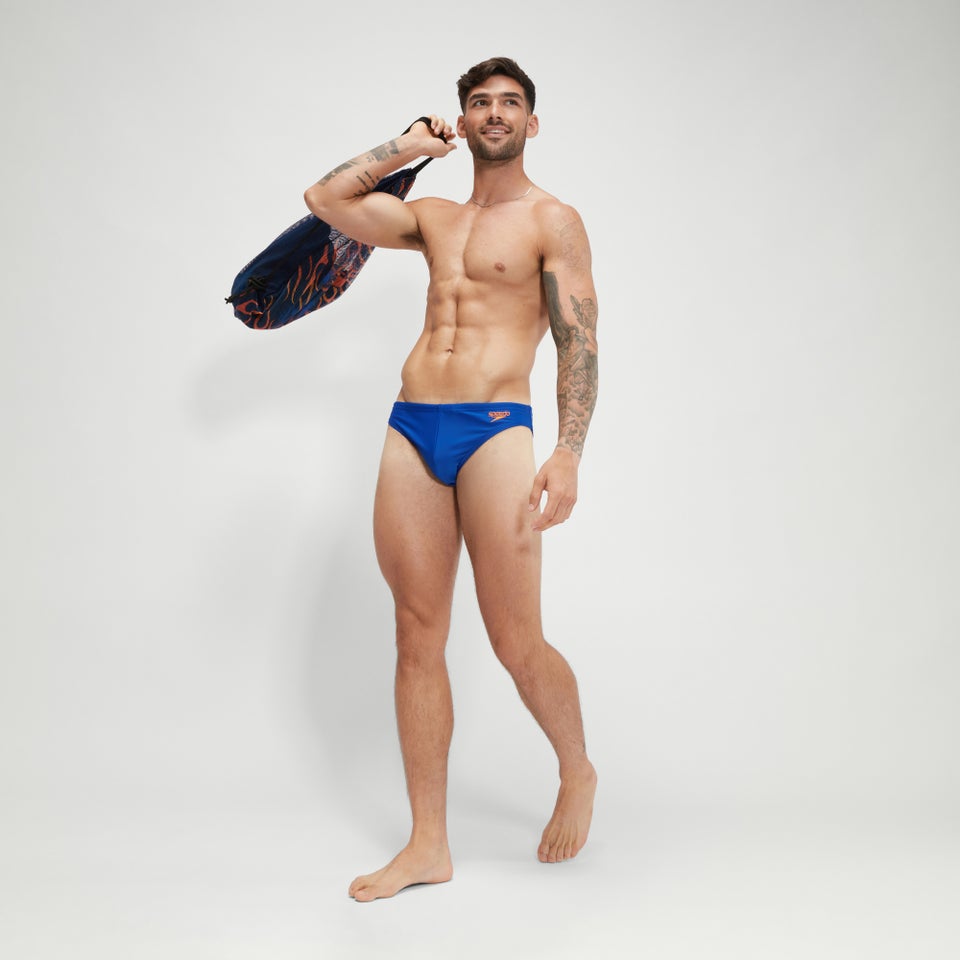 Solar-Badehose 5 cm für Herren Blau