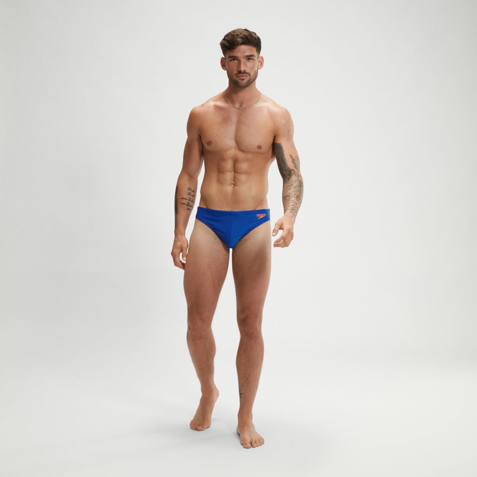 Solar-Badehose 5 cm für Herren Blau