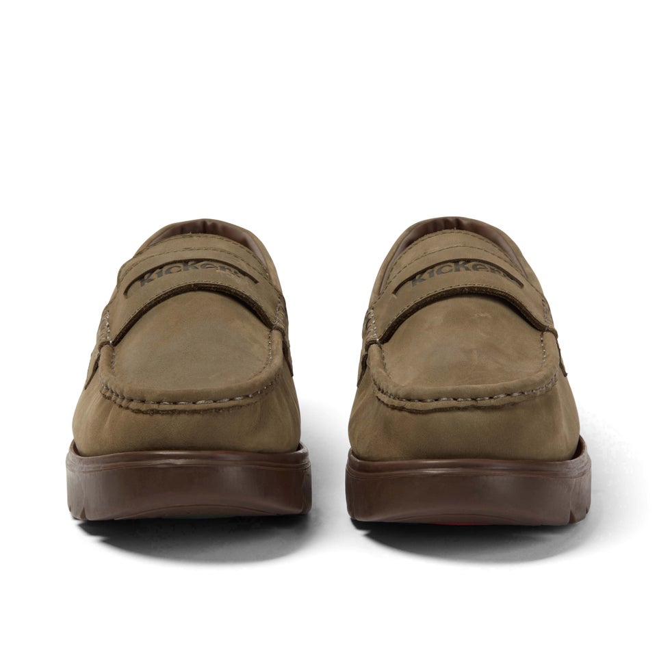 Adult Unisex Lennon Loafer Leather Dark Green