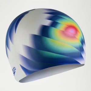 Adult Digital Printed Cap White/Blue