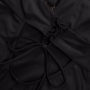 Maillot de bain asymétrique Femme effet galbant noir