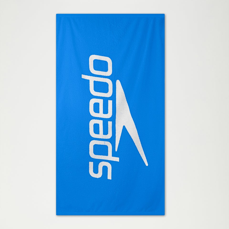 Speedo Logo Towel Blue/White