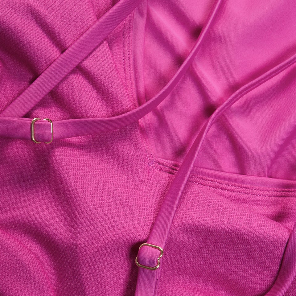 Women's Shaping Strappy One Piece Pink