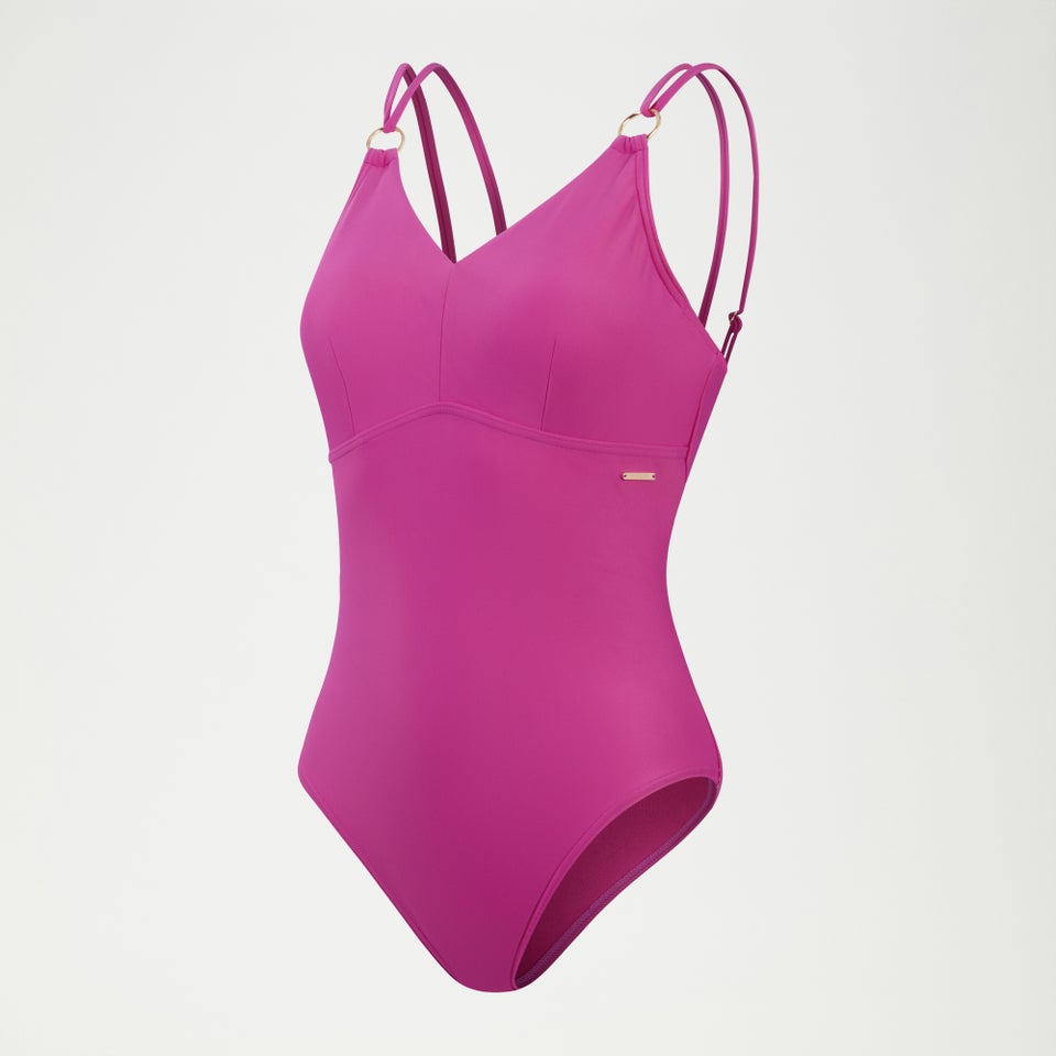 Women's Shaping Strappy One Piece Pink