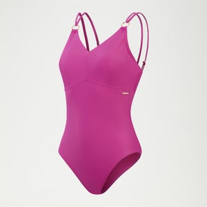 Women's Shaping Strappy One Piece Pink