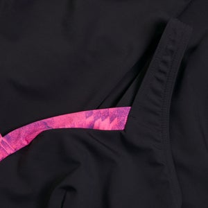 Women's Shaping LunaElustre Swimsuit Black/Pink