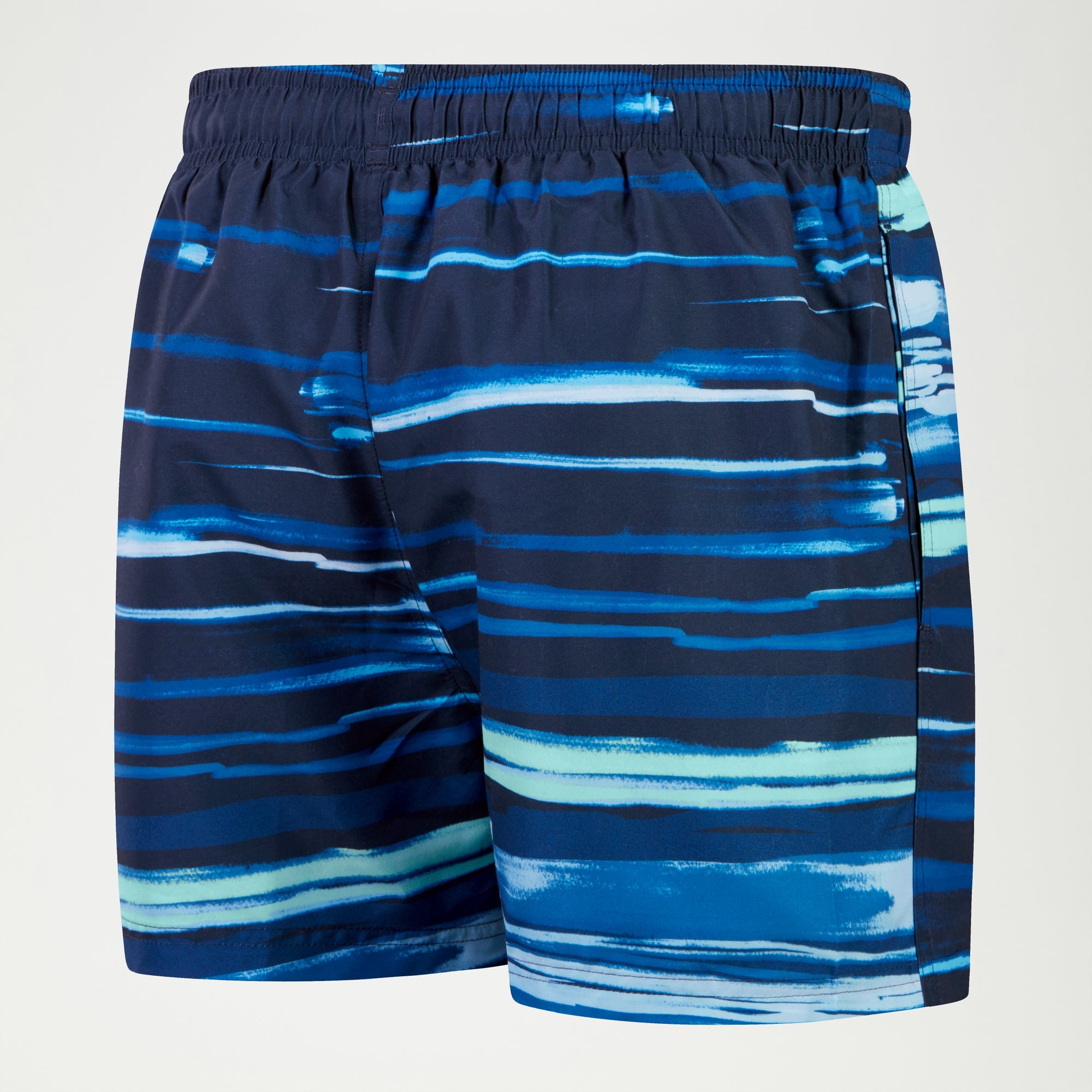 Men's Digital Printed Leisure 14" Swim Shorts Blue