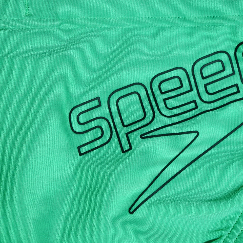 Slip de bain Garçon Logo (Yori) 6,5 cm vert