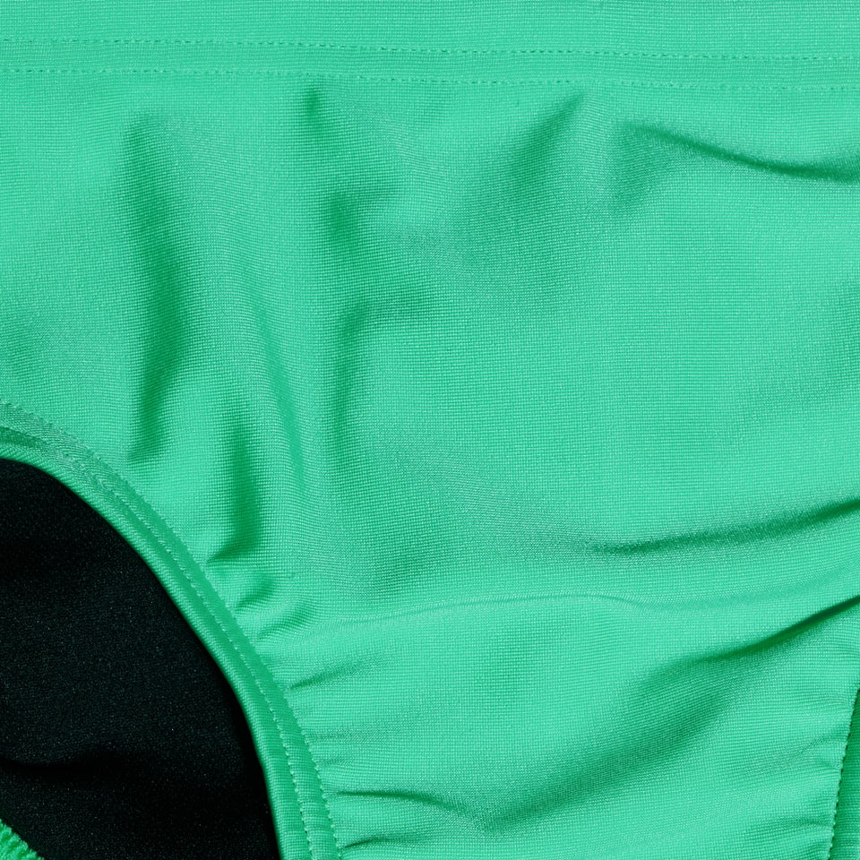 Slip de bain Garçon Logo (Yori) 6,5 cm vert