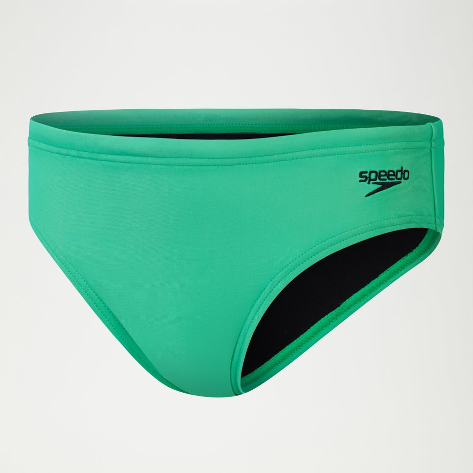 Slip de bain Garçon Logo (Yori) 6,5 cm vert