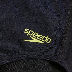 Women's Printed Hydrasuit Black/Yellow