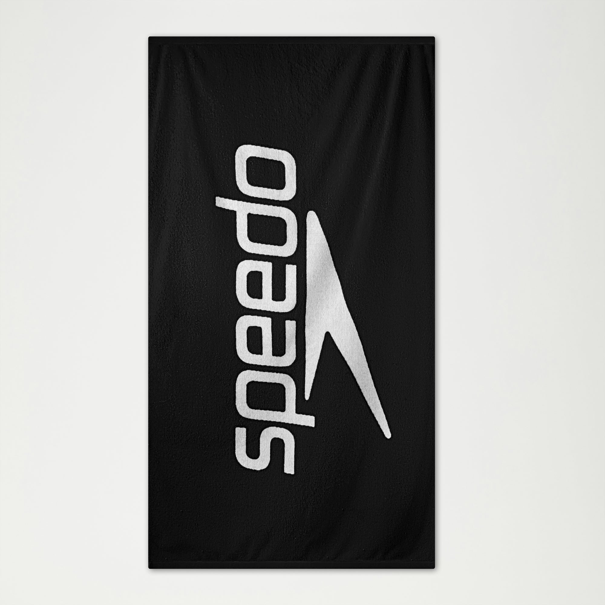 Speedo Logo Towel Black/White - One Size