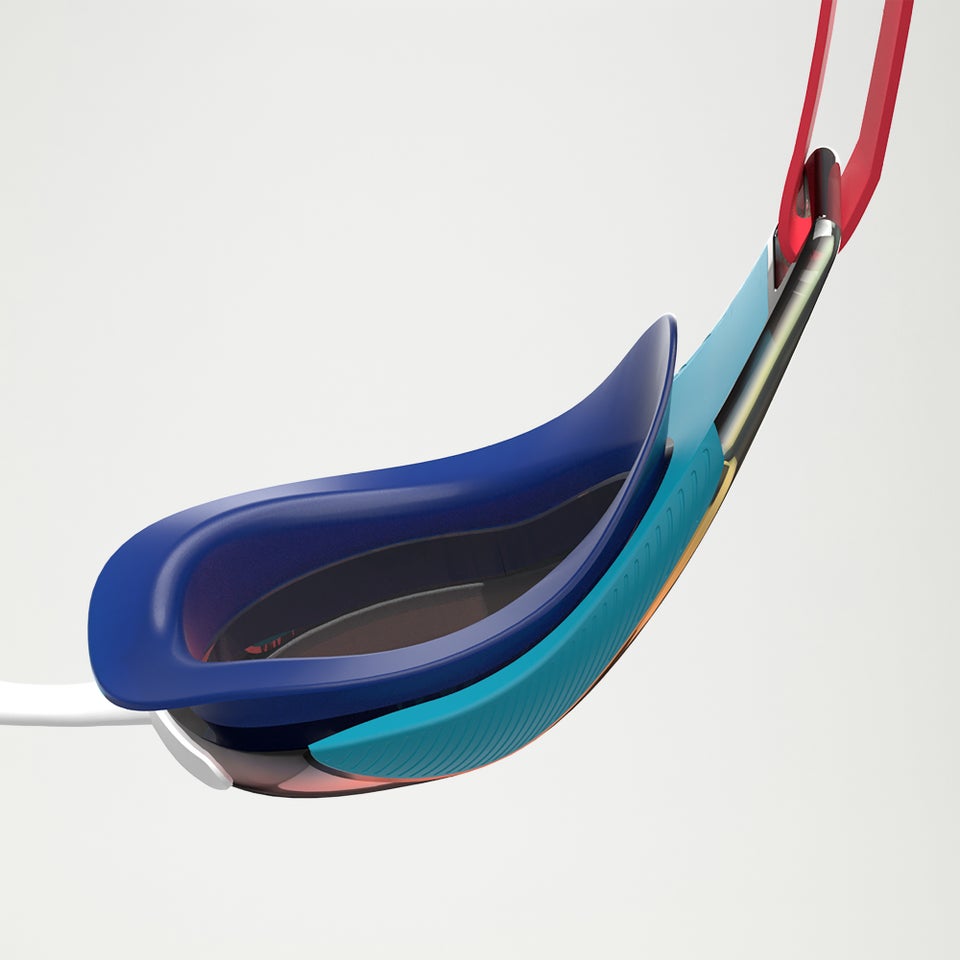 Junior Fastskin Hyper Elite Mirror Goggles Red/Blue