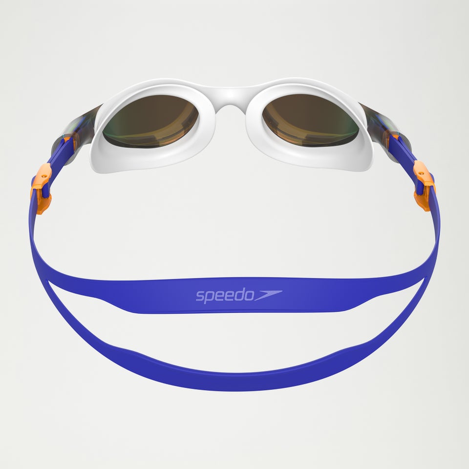 Vue Verspiegelte Schwimmbrille für Erwachsene Weiß/Blau