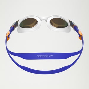 Vue Verspiegelte Schwimmbrille für Erwachsene Weiß/Blau