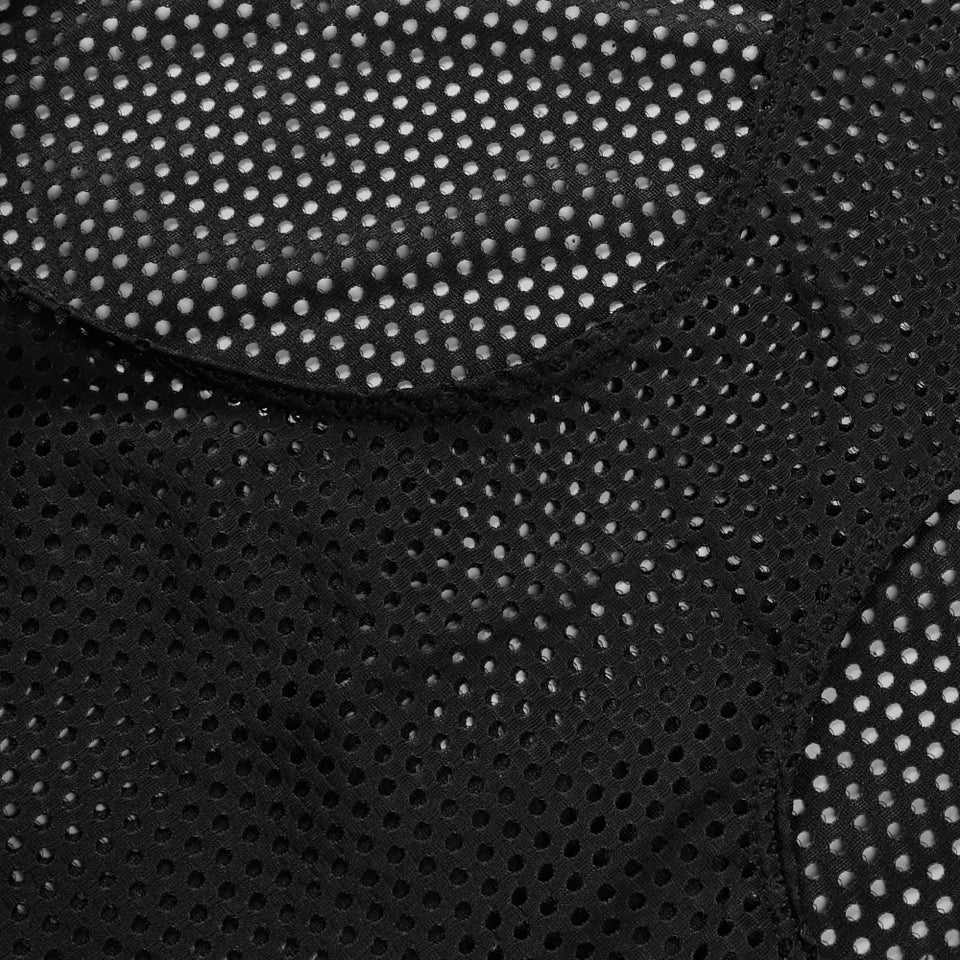 Haut court en maille Flu3nte pour femmes, noir