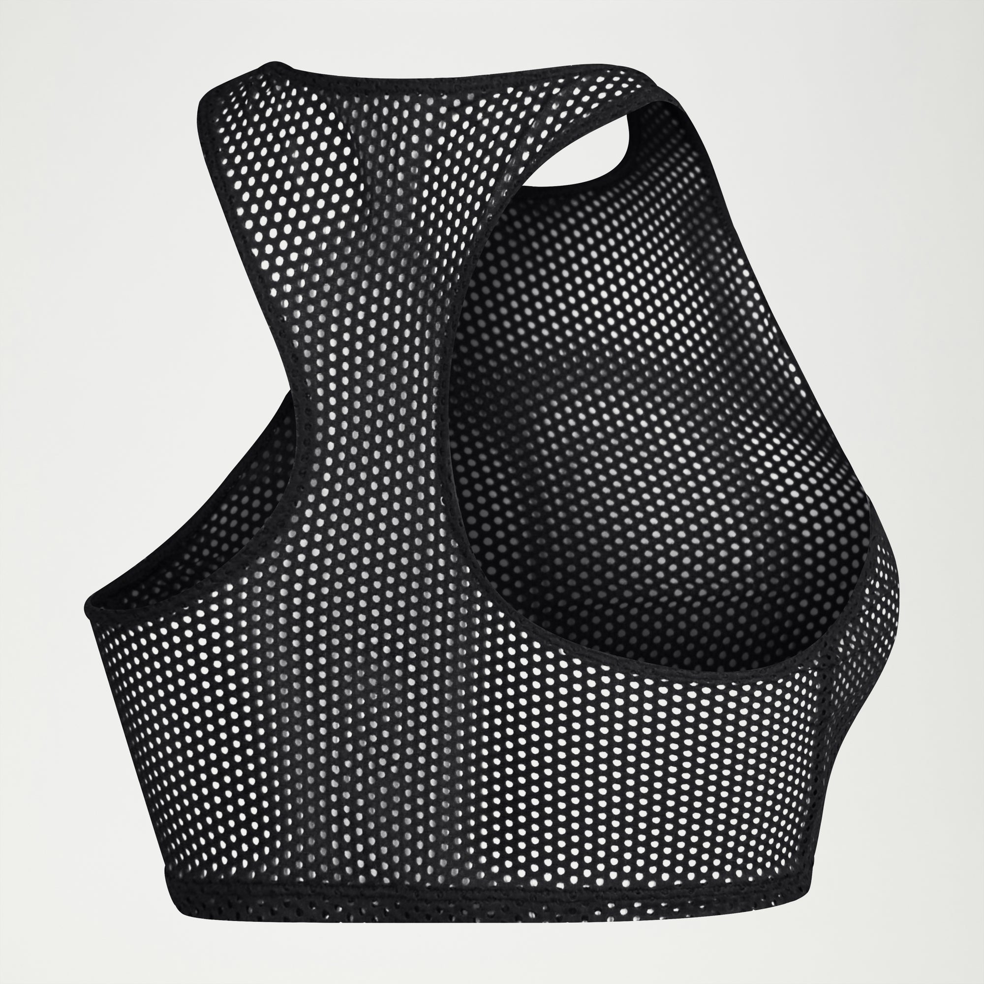 Women's FLU3NTE Mesh Bikini Crop Top Black | Speedo USA