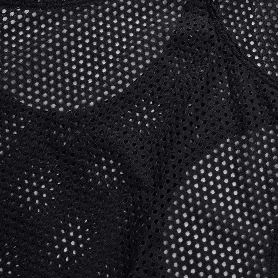 Haut court en maille Flu3nte pour femmes, noir