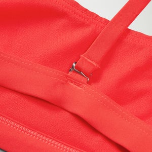 FLU3NTE Solid Convertible Bikini Top Red