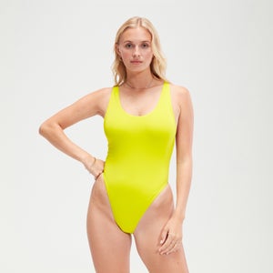 FLU3NTE High Leg Swimsuit Green