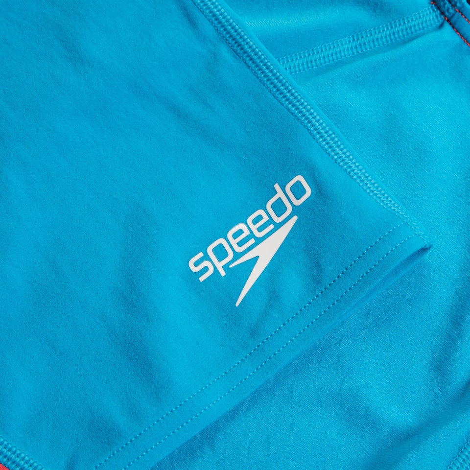 Girls Fastskin Junior Endurance+ Max Openback Kneeskin Blue/Red