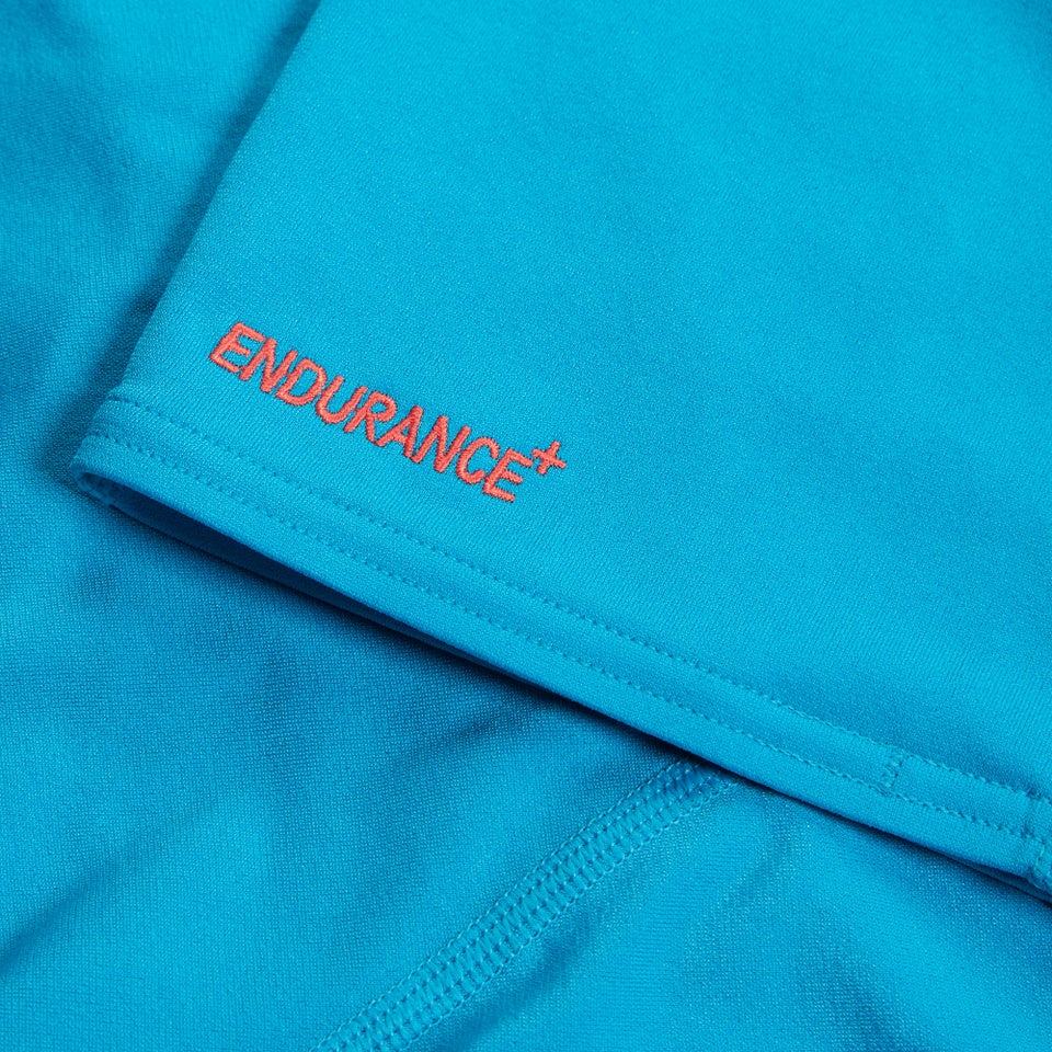 Girls Fastskin Junior Endurance+ Max Openback Kneeskin Blue/Red