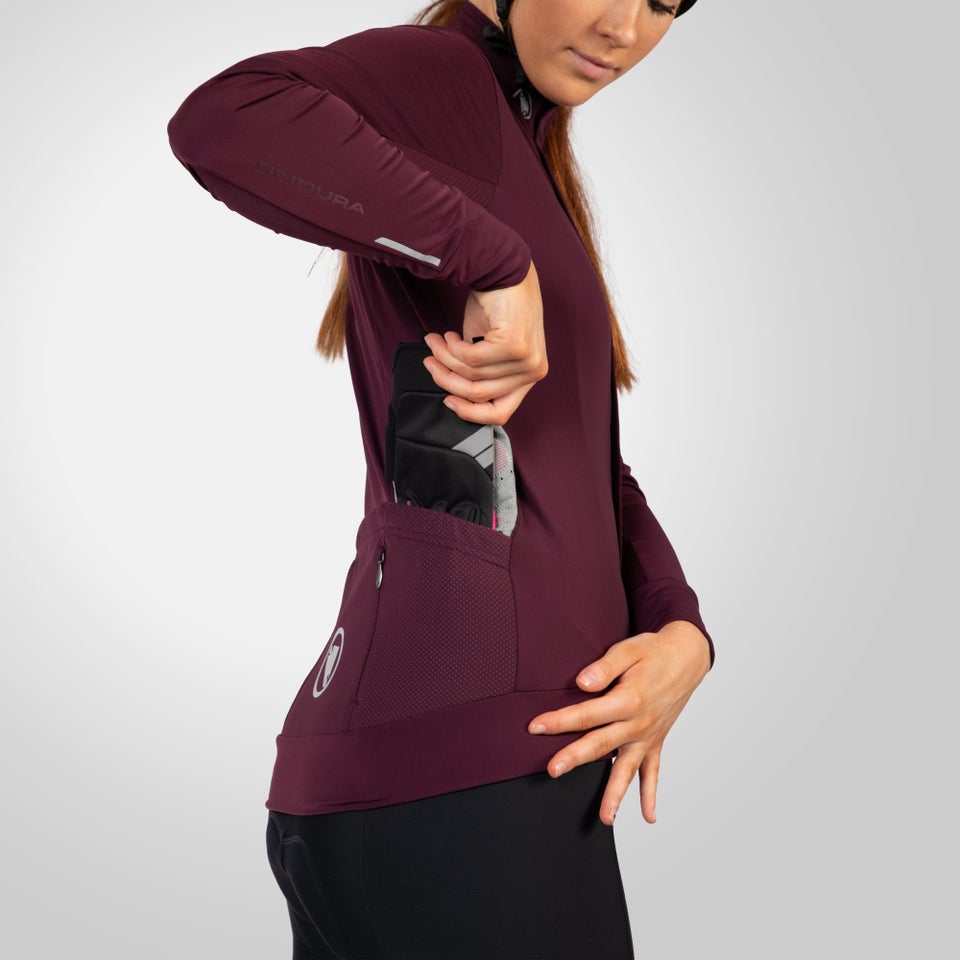 Women's Xtract Roubaix L/S Jersey - Aubergine
