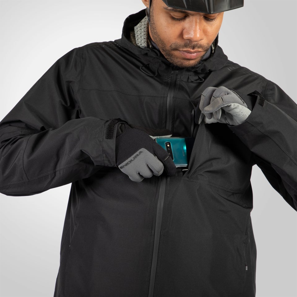 Men's Hummvee PrimaLoft® 3-In-1 Waterproof Jacket - Black