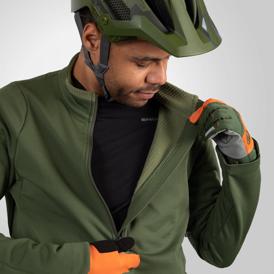 SingleTrack Softshell für Herren - Tarnfarbe