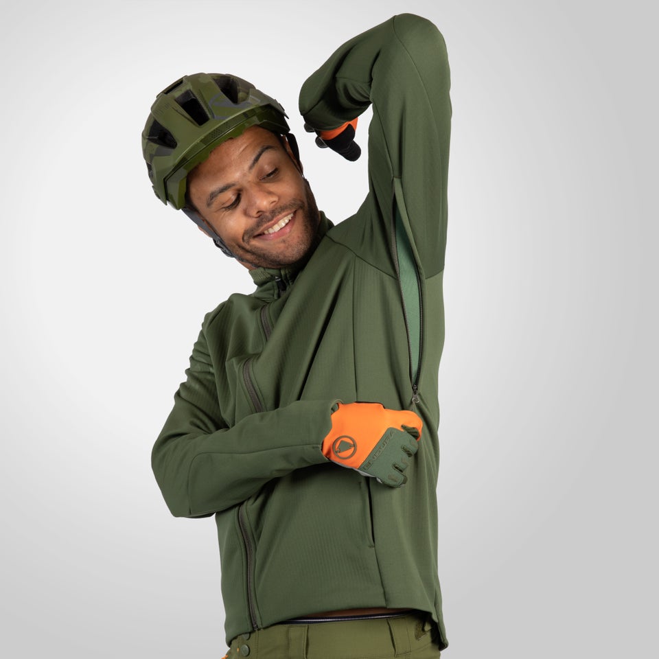 SingleTrack Softshell für Herren - Tarnfarbe